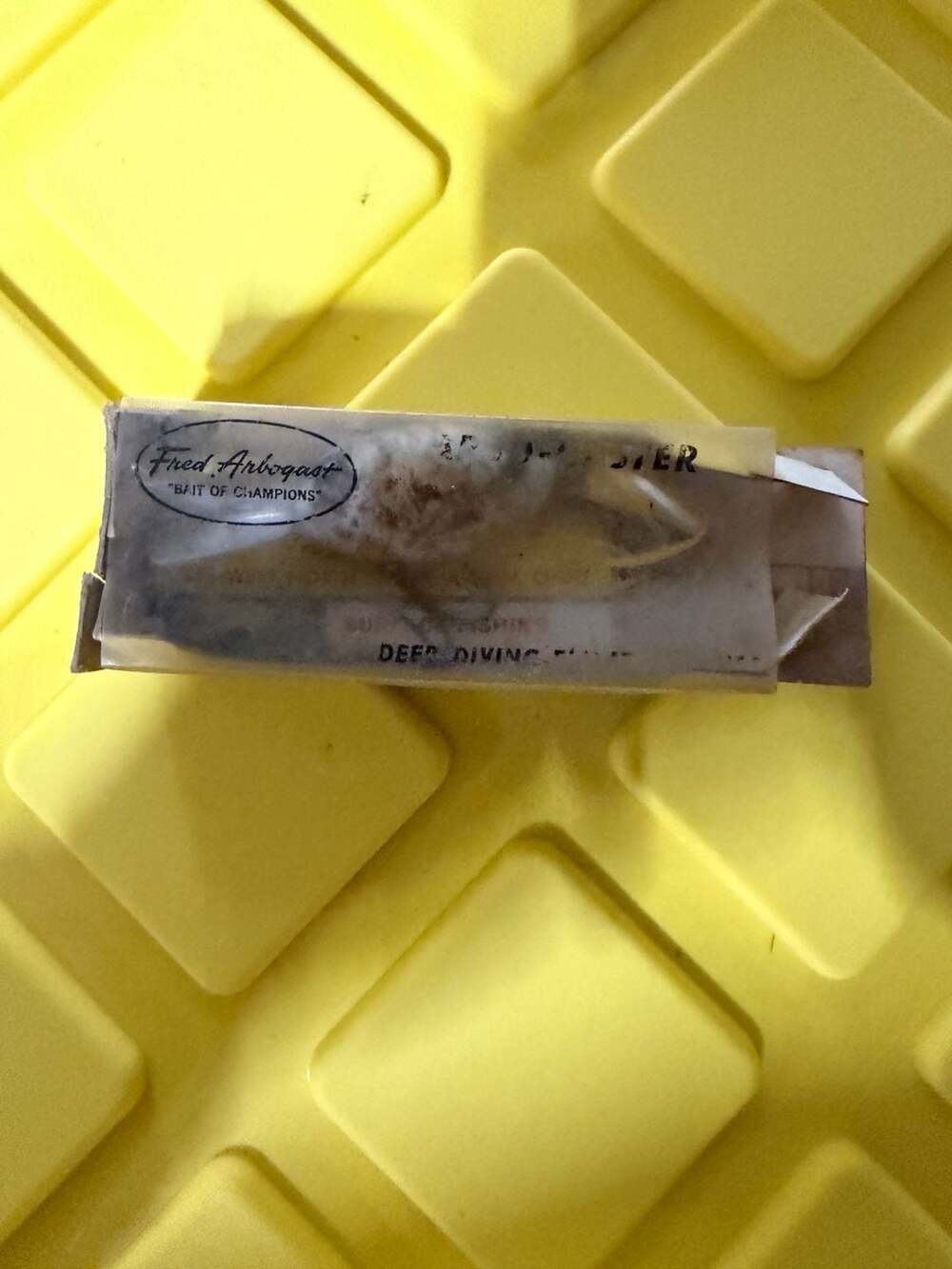 Vintage Fred Arbogast Arbo-Gaster 5/8 oz Deep Diving Fishing Lure with Box
